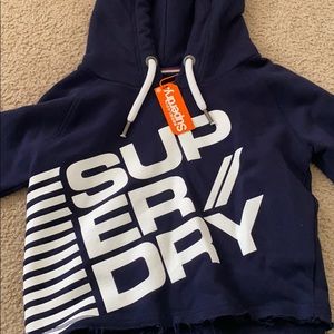 SUPER DRY CROP HOODIE